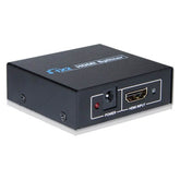 QPort Full HD 1 Giriş 2 Çıkışlı HDMI Splitter Sinyal Çoğaltıcı QSPL2